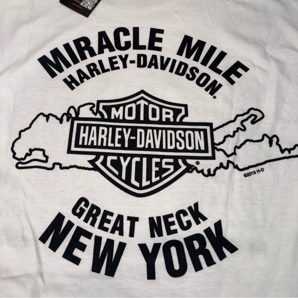 Harley-Davidson “Knuckle Power” T-shirt Men’s Large Miracle Mile HD NWT - Picture 5 of 6